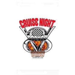 T-Shirt med Cruise Night Odense, Nedsat til  35,- kr.