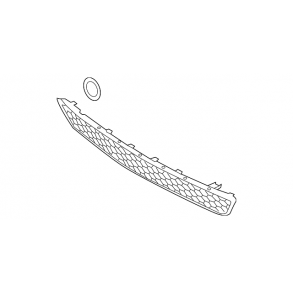 Grille nederste Ford Mustang 2013 til 2014 (Ford DR3Z-17K945-BB)