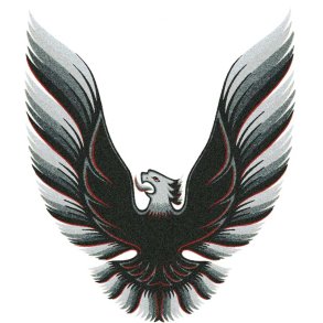 Emblem / decals Pontiac Firebird sail panel decal 1979 til 1980 (NPD C-DT0542 - DT542)