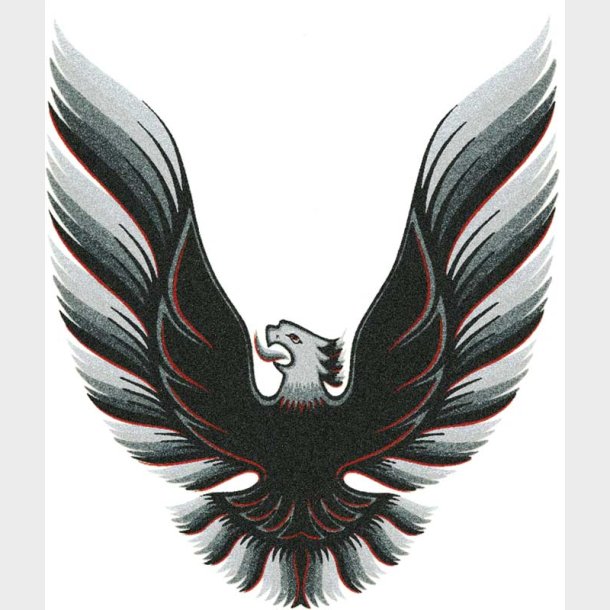 Emblem / decals Pontiac Firebird sail panel decal 1979 til 1980 (NPD C-DT0542 - DT542)