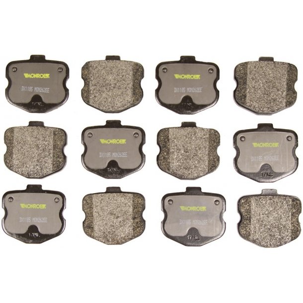 Bremseklodser for (st til 2 hjul) (17-1185F - Monroe DX1185 - Ray SP1185XPH - ACD 1710959)