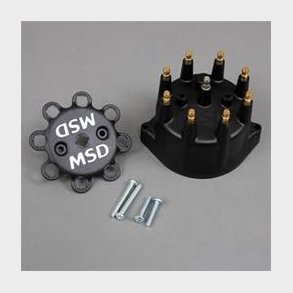 D�ksel og rotor til str�mfordeler fra MSD (til Hei fordeler Chevy & Chrysler) 84313 Distributor Caps