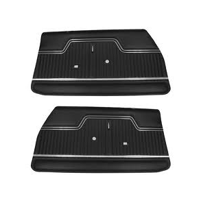 Drbekldning Chevrolet El-Camino 1970 til 1972 (sort) st til begge dre