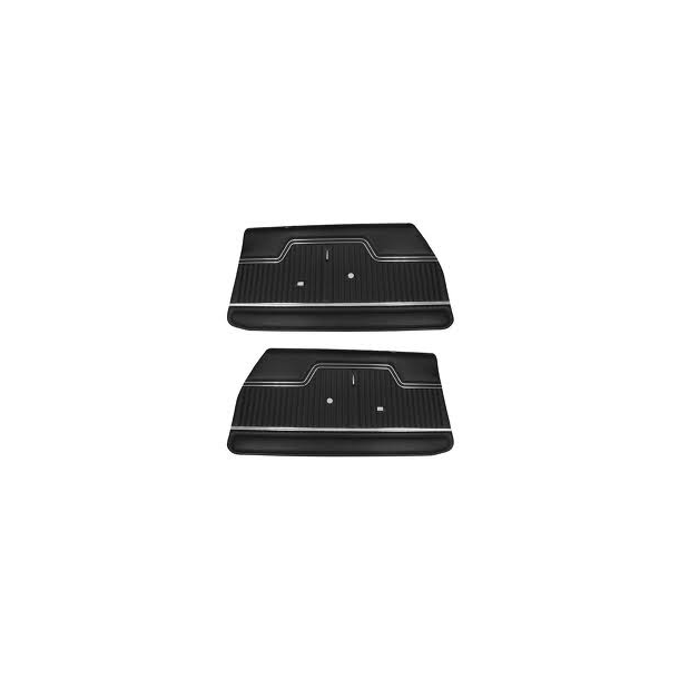 Drbekldning Chevrolet El-Camino 1970 til 1972 (sort) st til begge dre