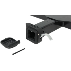 Draw-Tite 63080 Black Trailer Hitch Silencer and Cover for 2" Hitch Receivers