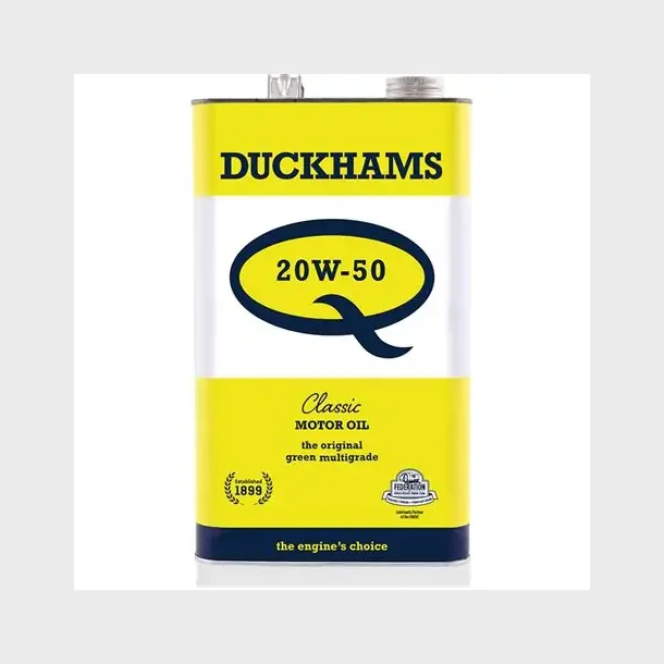 Duckhams Classic Q 20W50 5 Liter Motorolie Zinkindhold 1100 ppm