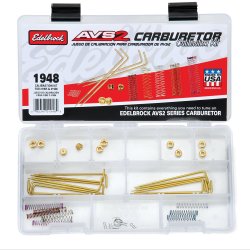 Dyses�t til Edelbrock karburator serie AVS2, Edelbrock AVS2 Series Carburetor Calibration Kits 1948