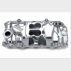 Indsugningsmanifold Poleret Edelbrock Chevrolet V8 Big-Block 1966 til 2000 (21611)