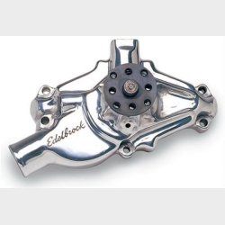 Vandpumpe Kort High Volume Poleret Alu Chevrolet V8 S/B 1955 til 1972 (Edelbrock 8820)