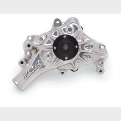 Vandpumpe Lang High Volume Poleret Alu Chevrolet V8 S/B &amp; V6 1969 til 1987 (Edelbrock 8821)