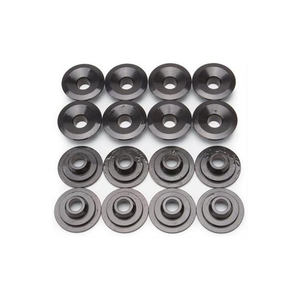 Retaniers for ventil fjeder (Edelbrock Steel Valve Spring Retainers 9724)