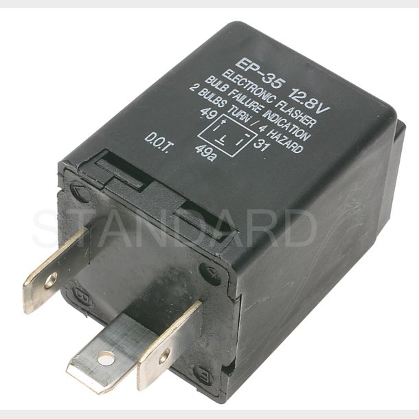 Blinkrel� elektronisk med 3 stikben (Standard Motor EFL9T)