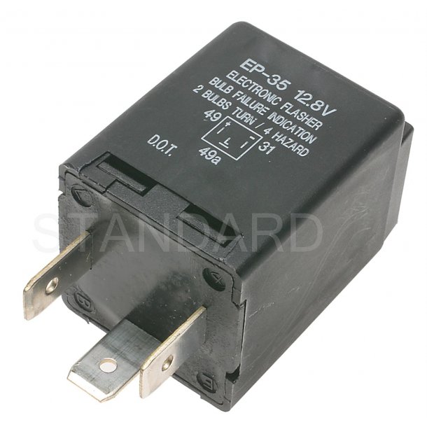 Blinkrel elektronisk med 3 stikben (Standard Motor EFL9T)