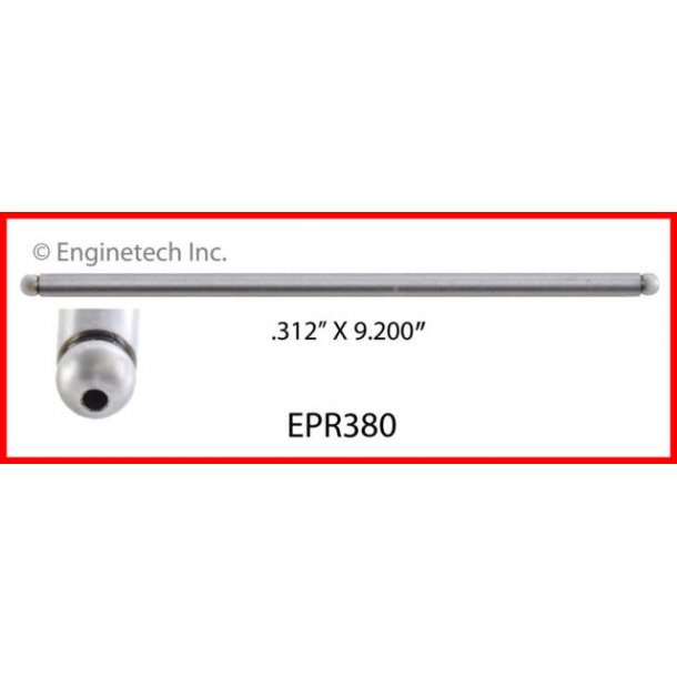 Stdstang Chevrolet B/B 5/16" for udstd. ventil ( Enginetech EPR380 -  RP3254)
