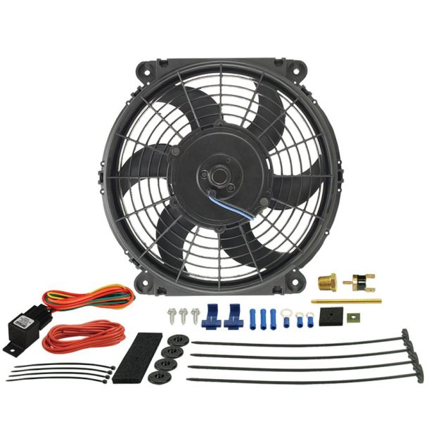 Elektrisk blser 10" diameter Derale Tornado Universal Fans 16010