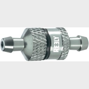 Envejsventil 4,7 mm. slange studs til feks. sprinklerv�ske, Aluminium Non Return One Way Check Valve