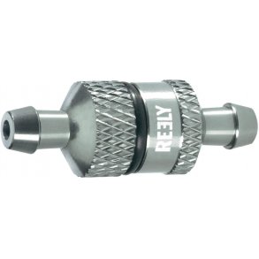 Envejsventil 4,7 mm. slange studs til feks. sprinklervske, Aluminium Non Return One Way Check Valve