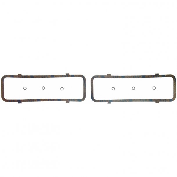 Sidepakning for ventillftere Chevrolet R6 1962 til 1984 (Felpro ps13228) Push Rod Cover Gasket Set
