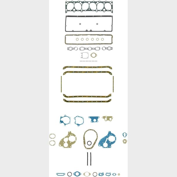 Komplet pakningss�t Chevrolet 216", 217" R6 1946 til 1952 (Felpro FS7276B-2)