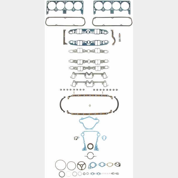 Komplet pakningss�t Mopar S/B 1976 til 1989 (Enginetech CR318-29 - Felpro FS8553PT8 KS2114) 