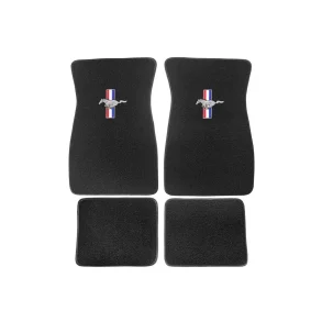 Bundmtte med logo for & bag Ford Mustang 1964 til 1973 (MA906AA MA906AA 19503) Floor mat