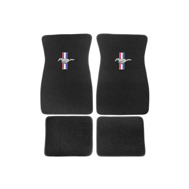 Bundmtte med logo for &amp; bag Ford Mustang 1964 til 1973 (MA906AA MA906AA 19503) Floor mat