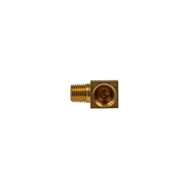 Fitting 90 grader 1/4" NPT &amp; 3/8-24" (Brass Fittings 43037)