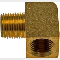 Fitting 90 grader 1/8" NPT gevind i begge ender (Dorman 787-044)
