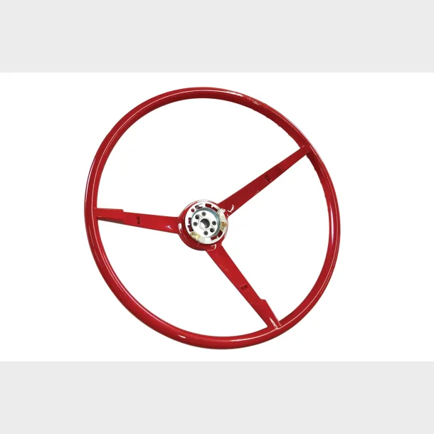 Original rat, r�d rat med 3 eger Ford Mustang 1965 &amp; 1966 (TFA MA18889) Steering Wheel Red