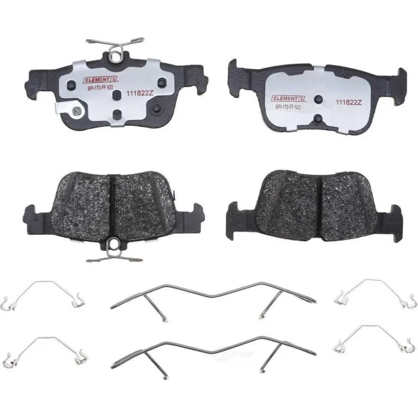 Bremseklodser bag (st til 2 hjul) Ford Mustang March E fra rgang 2021 til 2024, Brake pad rear