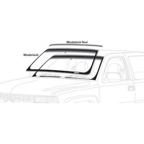 Frontrude 2 tonet Jeep Grand Cherokee 2003 til 2004 (DW1510)