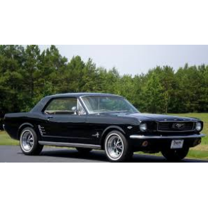 Frontrude 2 tonet Mustang/Cougar Fastback/Coupe/Convertible 1964 til 1968 (DW654GB)
