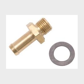 Fuel fitting Edelbrock til karburator med 3/8