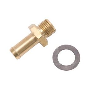 Fuel fitting Edelbrock til karburator med 3/8