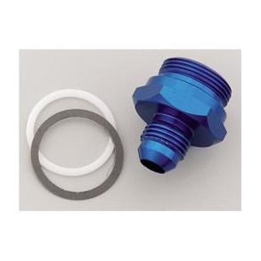 Fuel fitting bl til Holley og Rochester karburator, 6 AN Male to 7/8-20  (26-73)