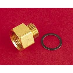 Fuel fitting til Holley &amp; Demon karburatorer, Male 9/16-24 in. to Female 5/8-18    (26-43)