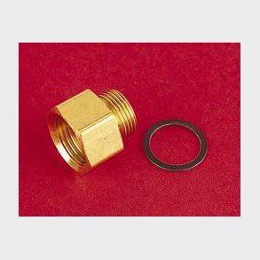 Fuel fitting til Holley & Demon karburatorer, Male 9/16-24 in. to Female 5/8-18    (26-43)