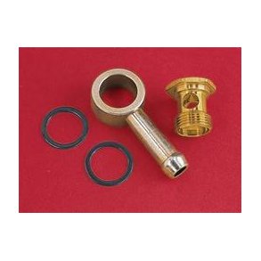 Fuel fitting Holley, Demon, Carter og Edelbrock, gevind 9/16-24, til slange str 5/16