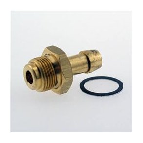 Fuel fitting til Holley, Demon, Carter og Edelbrock, gevind 9/16-24, til slange str 5/16