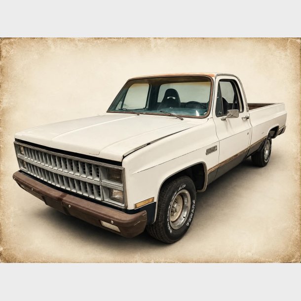 GMC C10 5,0 Pick-up fra �rgang 1984. Syn og klarg�r selv eller k�b den nysynet p� plader