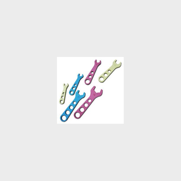 Gaffel n�gle s�t i aluminium til AN fittings (R6211 RPC) ALUM AN WRENCH 6 PC SET