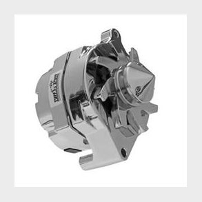 Generator chrome one wire 100 amp. Ford S/B & B/B 1965 til 1989 (Tuff Stuff Performance Alternators)