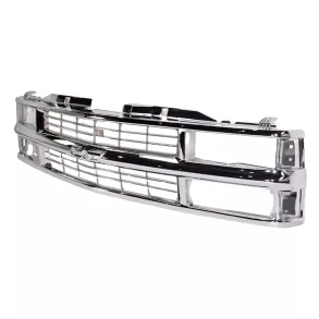 Grille Chrome Chevrolet & GMC Pickup 1994 til 1999, Grille For Chevrolet K1500 C1500 For Models with Composite Headlights JHGRT10021