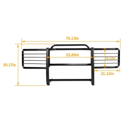 Grille Guards  1988-1998 Chevrolet/GMC C/K, Tahoe, Suburban Yokun fra 1988 til 2000 (Bull Bar prim-am-125) Powder coated black