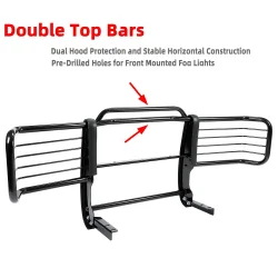 Grille Guards  1988-1998 Chevrolet/GMC C/K, Tahoe, Suburban Yokun fra 1988 til 2000 (Bull Bar prim-am-125) Powder coated black