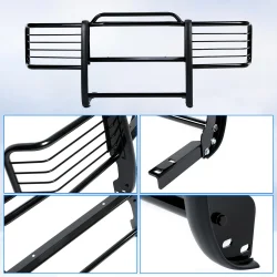 Grille Guards  1988-1998 Chevrolet/GMC C/K, Tahoe, Suburban Yokun fra 1988 til 2000 (Bull Bar prim-am-125) Powder coated black