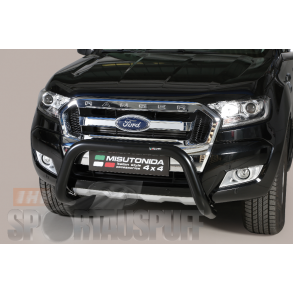 Grille Guards Ford Ranger fra 2011 til 2016, Bull Bar, sort/black