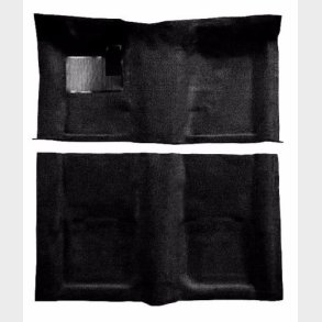 Gulvt�ppe sort Camaro & Firebird 1967 til 1969 Loop 80/20 (53140-50l - 13050-601 - 3741801)