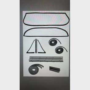 Gummilistes�t til Chevrolet Pickup c10 1967 - 1972 weatherstrip kit ws7024
