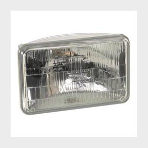 Forlygte halogen sealed beam fjernlys 140 mm. x 80 mm. (H4701)